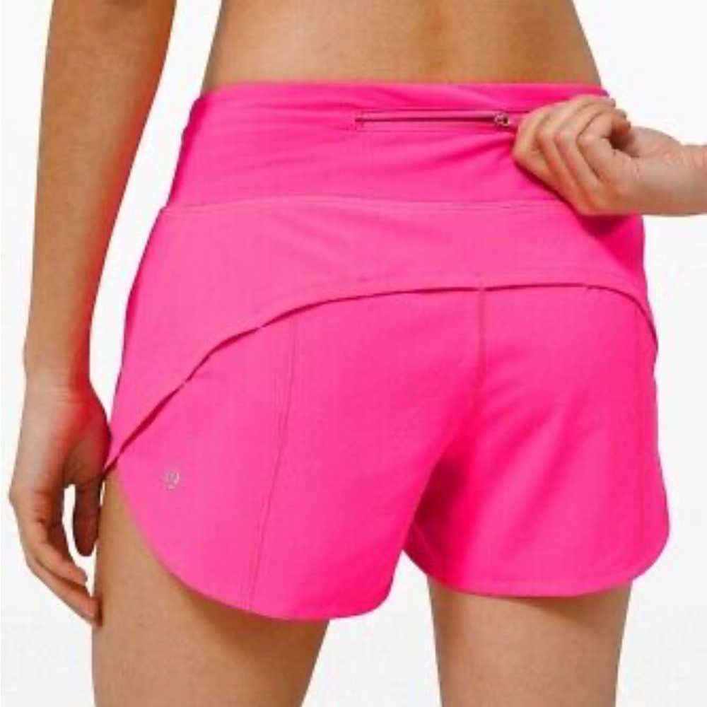 Lululemon Athletica speed up high rise short - pink
